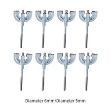 8x Bass Drum Claws Percussion Claw Hooks Practical Professional Hardware Drum