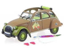 Citroen 2CV Surf Ente Australienne brown diecast modelcar in showcase 1:43