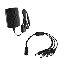 AC to DC Power Supply Adapter 12V 2A 2000mA UL/FCC/CE Certified,Ideal for CC...