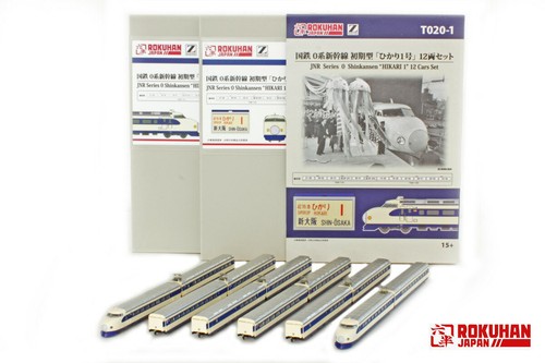 Rokuhan Z Gauge T020-1 JNR 0 Series Shinkansen early type Hikari No.1 12-car set - Picture 16 of 24