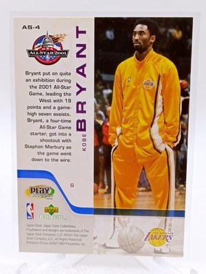 スポーツ Upper Deck PlayMakers Kobe Bryant 2000-01 Upper Deck Collectibles Playmakers - 2001 All-Star Game