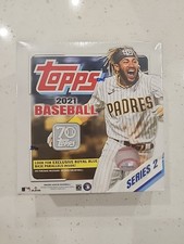 2021 Topps Series 2 MLB Baseball Factory Sealed MEGA Box 16 Packs And Parallels