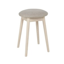 Ercol Salina Dressing Table Stool in PT Pale Timber Ash W35 D35 H46 RRP £340