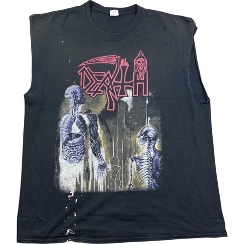 Death Metal Band Gildan Weste XL Herren schwarz Baumwolle Vintage Tour Konzert T-Shirt
