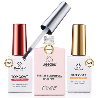 Käfer Gel Politur Käfer Builder Gel Hema-Freenail Protection Trio Set 3 Stück