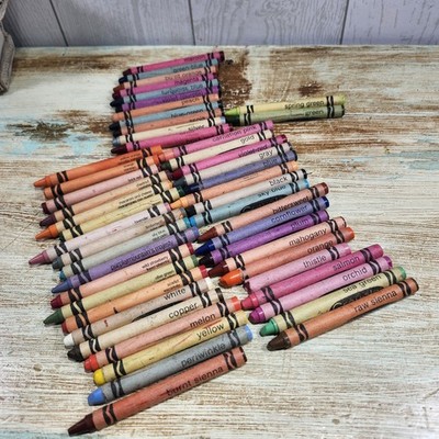 Vintage Crayola Crayons Loose Mixed Lot 