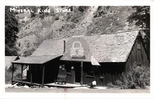 California Mineral King Lodge Post Office & Store RPPC Photo Postcard COPY