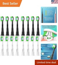 Durable 16-Pack Replacement Toothbrush Heads for AquaSonic Black and Vibe Series