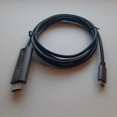 NEW StarTech 6ft USB C to HDMI Cable 4K 60Hz with HDR10 CDP2HDMM2MH
