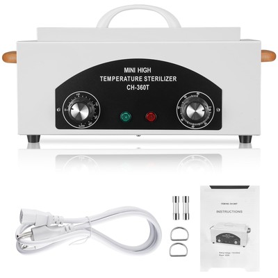 High Temperature Sterilizer Autoclave Machine 110V 300W Nail Tool Sterilizer ...