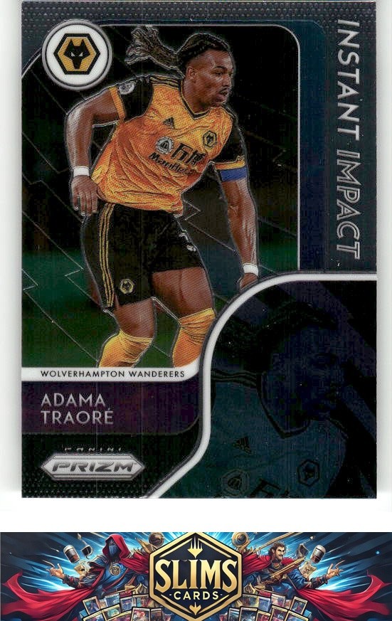 2020-21 Panini Prizm Premier League Wolverhampton Wanderers Adama Traore #8