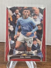 PHIL FODEN 2003 LEAF SOCCER BLASTER - RED PARALLEL - #B-10