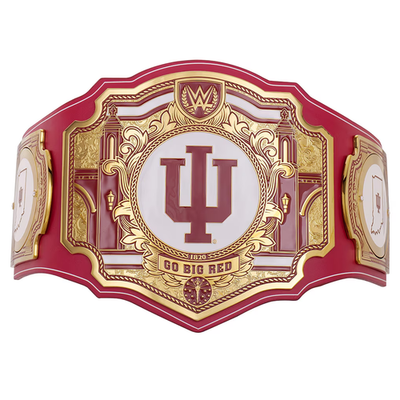 #ad Indiana Hoosiers WWE Legacy Title Belt Adult Size 2mm $116.99