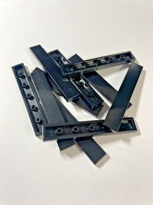 Lego   10x   1x6 Fliese Tile Basic Black Schwarz 6636 Neu New 663626