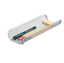 Zeller Stiftablage Meshline alufarben Metall, lackiert 25,0 x 9,2 x 3,5 cm