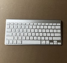 Apple Wireless Keyboard A1314 Bluetooth Aluminum Silver White Mac iPad Genuine