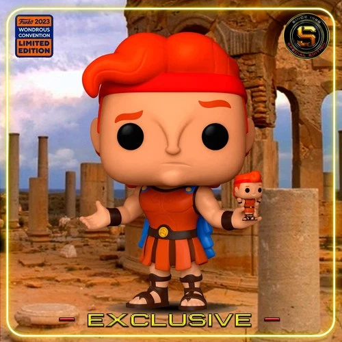 Funko POP! Disney - Hercules - Hercules with Action Figure #1329 Wondrous Conven