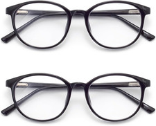 Blue Light Blocking Glasses round Women Men Computer Glasses anti Eye Strain/Uv/