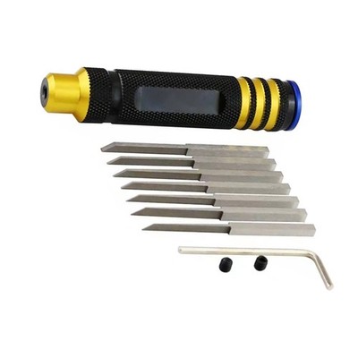 7 in 1 Prime Model Scriber Resin Carved Scribe Line Chisel Hobby Cutting Tool
