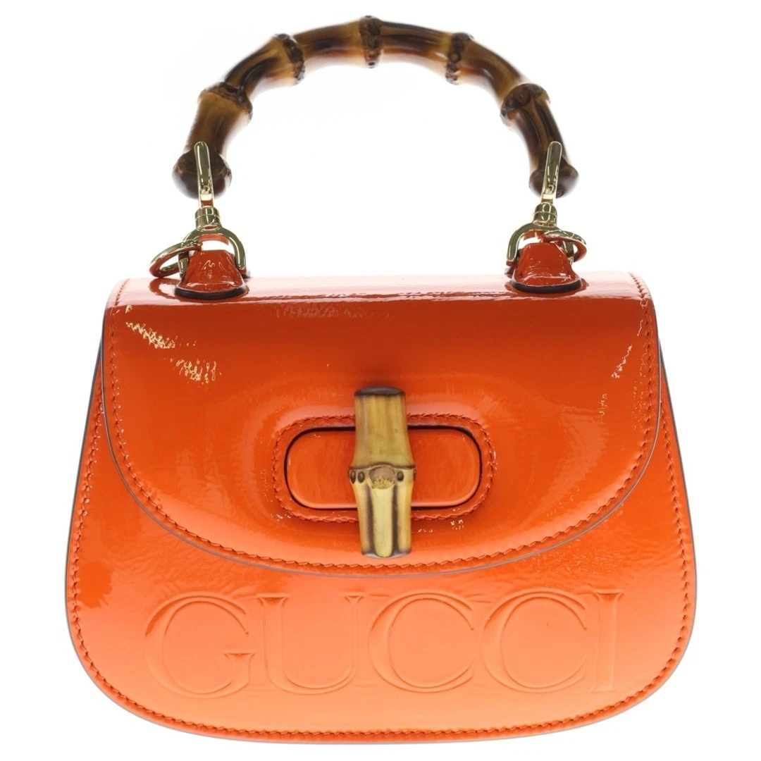 Gucci Bamboo Leather Exterior Mini Bags & Handbags for Women for