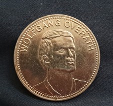 Gedenkmünze Wolfgang Overath 1970 Fussball WM FC Köln