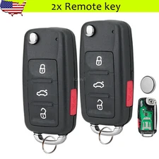2 For 2011 2012 2013 2014 2015 2016 VW Jetta Passat Beetle Remote Car Key Fob
