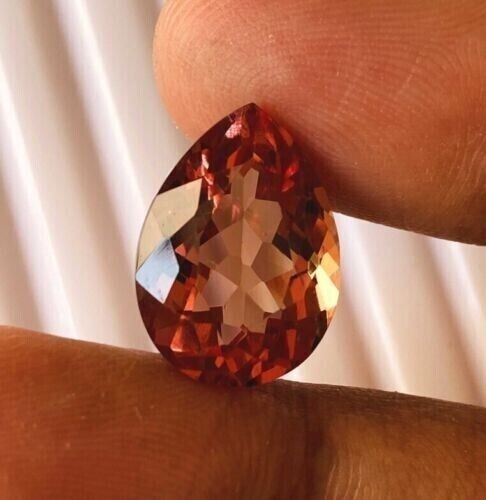 EGL Certified 20 Ct Natural Zultanite Color Changing Turkish Pear Cut Gemstone . - Picture 2 of 11
