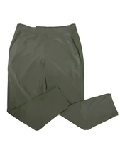NWT Women's Member's Mark Woven Pant Mid Rise Olive Green XL
