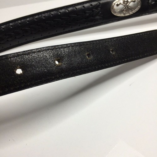 John Rich & Bros Woolrich Black Leather Silver Golf Decorations, Men’s 42 - Picture 12 of 12