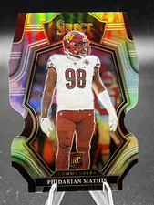 2022 Panini Select Rookie Premier Level Phidarian Mathis Silver #200 Die Cut