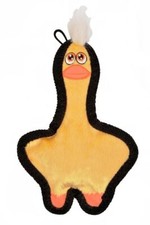 Image of Duck Dog Squeaky Toy Plush Rope Chew Tough Floating Mini Duck for Small Dogs