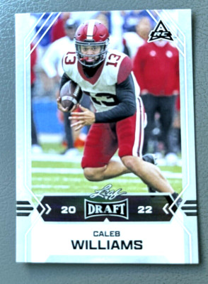 CALEB WILLIAMS 10 count 2022 Leaf Draft XRC Rookies RCs USC Trojans