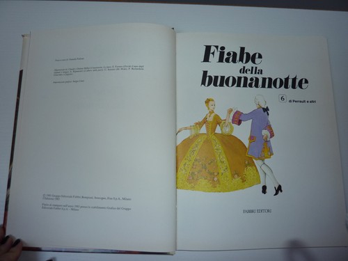 Fiabe della buonanotte di Perrault e altri Fabbri Editori prima edizione 1985 - Foto 2 di 15