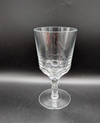 Thomas O'Brien Crystal Marielle Water Goblet Faceted Stem Wine Glass