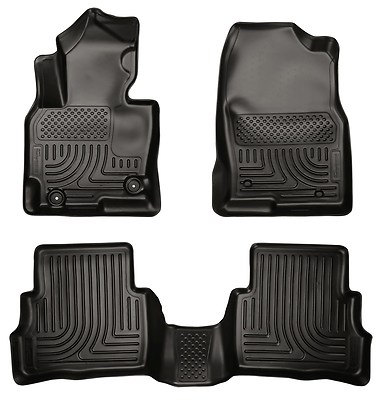 Black Husky Liners WeatherBeater 3pc Floor Mats - 2013-2016 Mazda CX-5 - 2 Row