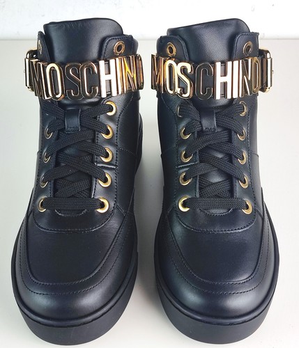 MOSCHINO Knöchel-Sneaker Damen Schuhe High-Top Sneaker Sportschuhe Gr.37 NEU - Bild 3 von 16