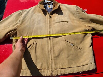 Carhartt Detroitjacket ☆XL相当☆おそらく80s Carhartt VINTAGE 80s DETROIT Blanket LINE CANVAS JACKET Pocket Tag