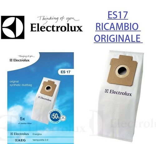 Sacchetti Per Aspirapolvere Electrolux The Boss Tipo E62 - Confezione Da 5 - Ricambio Compatibile