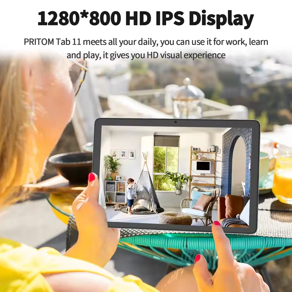 NEW 10-inch Android Tablet with Keyboard, Mouse and Case-Grey - Image 2 of 4