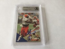 Kevin Mitchell Signed Autographed Classic 4 Sport Card Slabbed Beckett BAS c