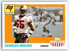 Derrick Brooks 2003 Topps All American #93 Tampa Bay Buccaneers Football Card