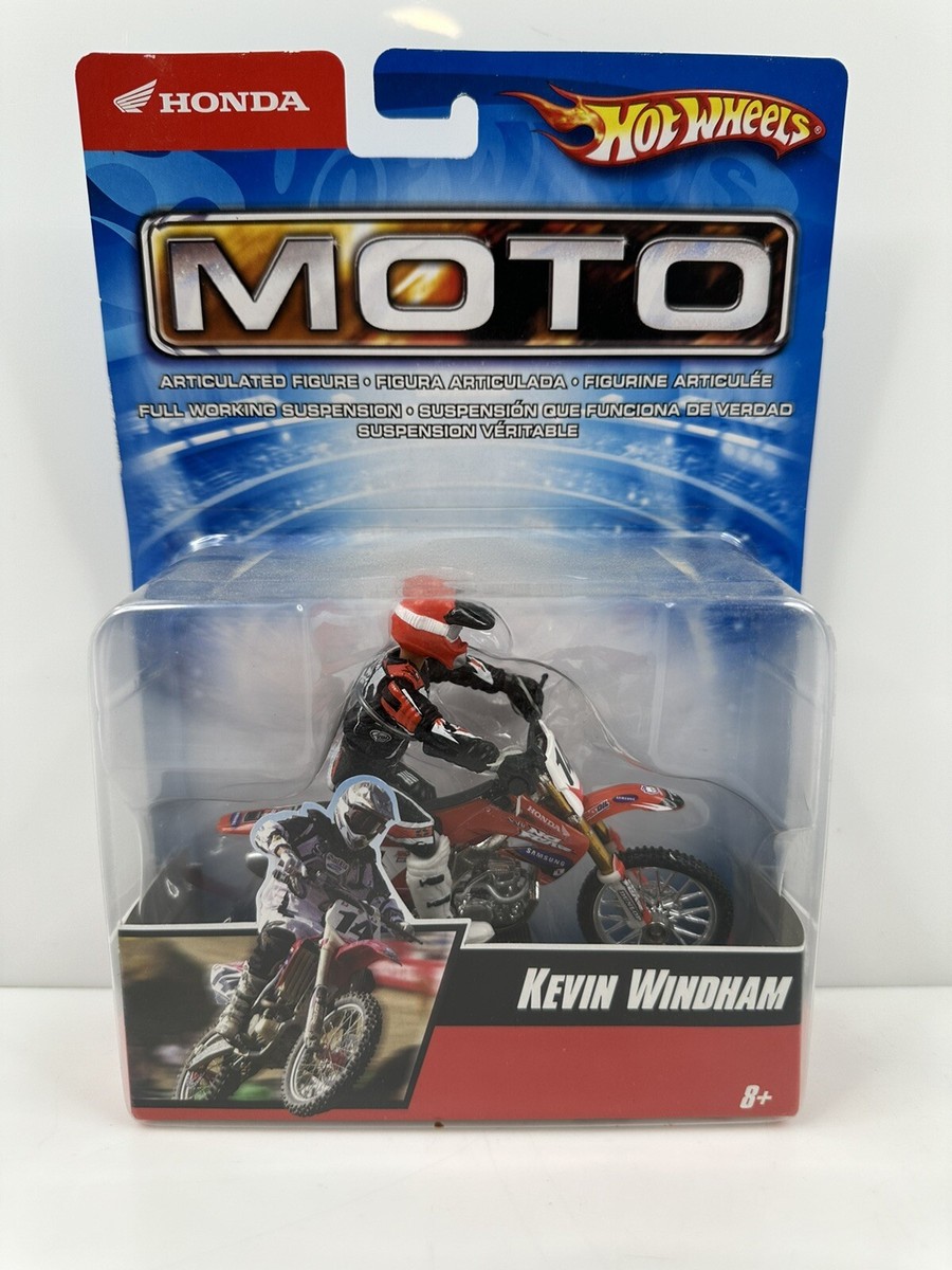 Rare Hot Wheels Moto Honda CRF450R #14 Kevin Windham Red | eBay