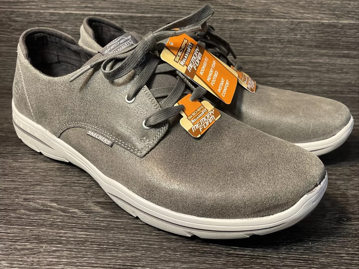 Skechers mens store suede shoes