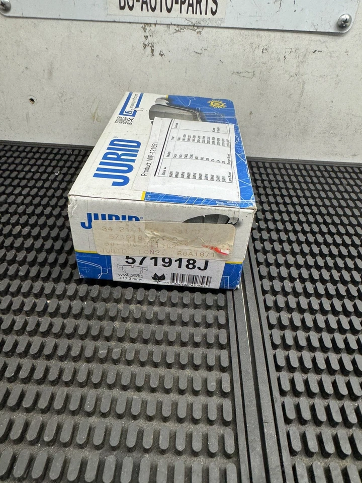 СОВЕРШЕННО НОВЫЙ! 1995-2008 BMW 740/750/M3/M5/X5/Z4/Z8 - JURID ЗАДНИЙ ТОРМОЗНОЙ КОЛОДКИ КОМПЛЕКТ - НОВЫЙ! - Изображение 2 из 4