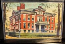 Ohio Postcard Kenton Grammar School early 1900s 6304 DIVIDED UNPOSTED PET RESCUE