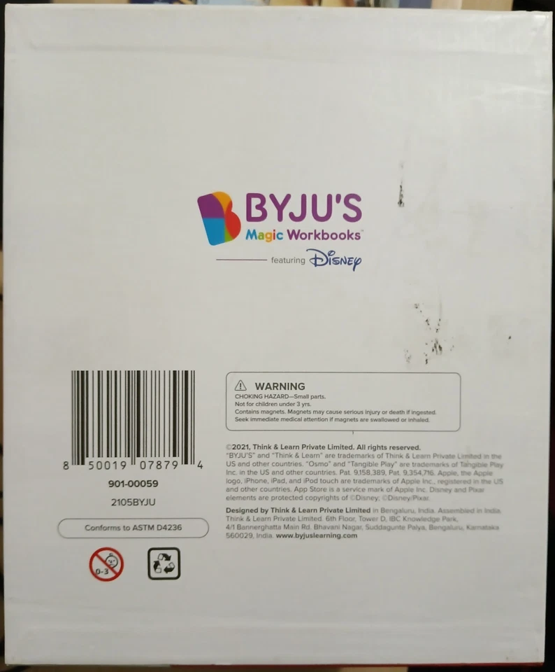 BYJU'S Magic Workbooks 1st Grade Age 5-7 Premium Edition Disney Pixar Characters - Image 3 of 3