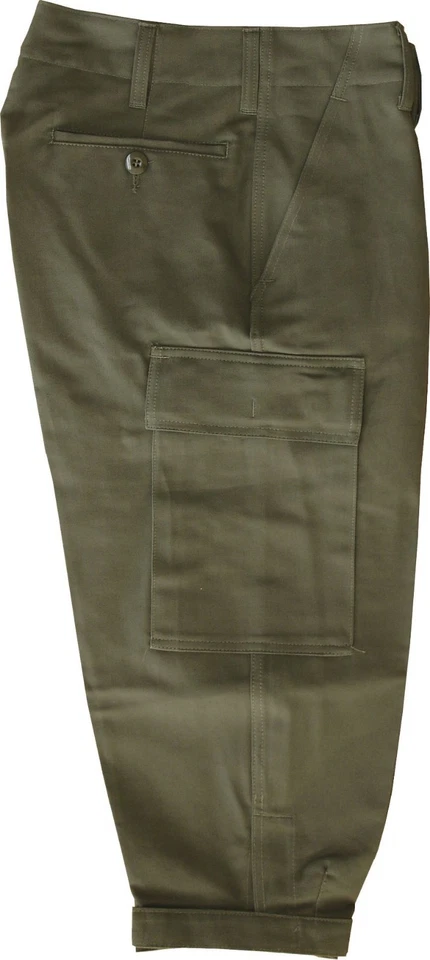 Original Bundeswehr Kniebundhose 3/4 Hose Feldhose Moleskin Leo Köhler oliv Schw - Bild 4 von 4