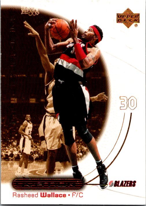 2000-01 Upper Deck Ovation #43 Rasheed Wallace