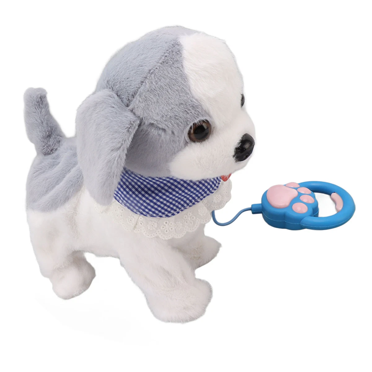 Grey Interactive Dancing Dog Toy Imitation Of Sound Walking And