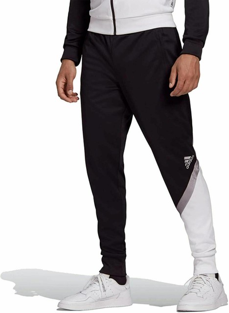silver adidas pants